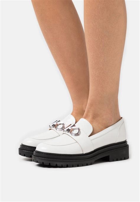 michael kors white loafers ad12k|michael kors white women's shoes.